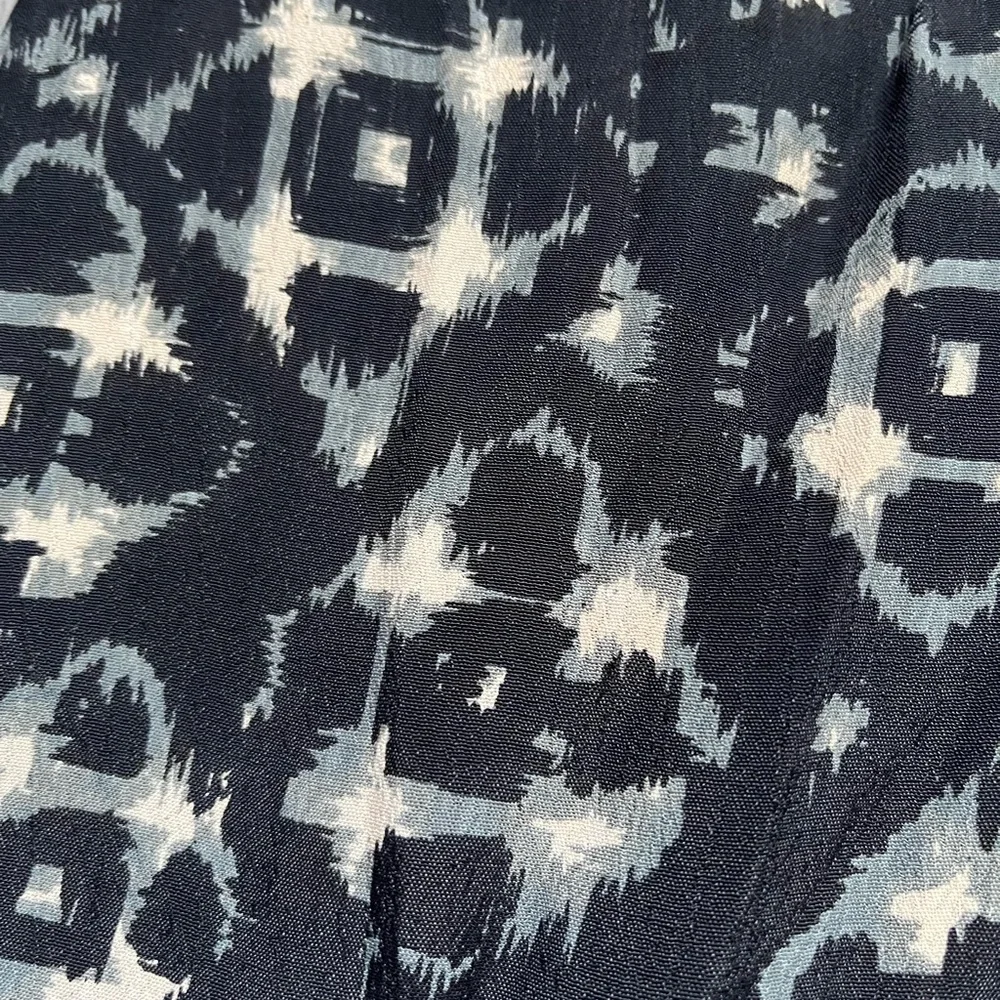 TOAST Black Patterned A-Line Below Knee Skirt UK 12 - Picture 3 of 8